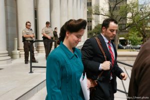 San Angelo -  A hearing at the 51st District Court Wednesday, April 9, 2008, where a judge ruled three members of the FLDS polygamous sect have the legal right to challenge the massive search underway on their property near Eldorado, the YFZ 