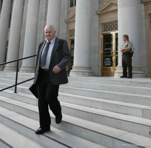San Angelo -  A hearing at the 51st District Court Wednesday, April 9, 2008, where a judge ruled three members of the FLDS polygamous sect have the legal right to challenge the massive search underway on their property near Eldorado, the YFZ 