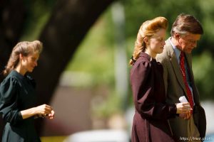 Eldorado - at the Schleicher County Courthouse Tuesday, July 22, 2008, where a grand jury met to hear evidence of possible crimes involving FLDS church members from the YFZ ranch.
