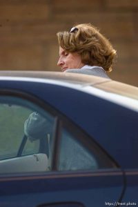 Eldorado - at the Schleicher County Courthouse Tuesday, July 22, 2008, where a grand jury met to hear evidence of possible crimes involving FLDS church members from the YFZ ranch.  judge barbara walther