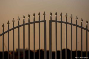 Eldorado - new gate at the YFZ Ranch Tuesday, July 22, 2008.
