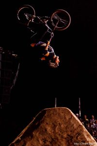 Salt Lake City - James Foster double backflip, BMX Dirt, AST Dew Tour, Friday September 12, 2008.