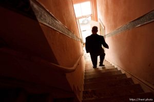 Price - Price - Groundbreaking at the Newhouse Hotel, which is set to be renovated into a new homeless shelter. Thursday May 28, 2009.