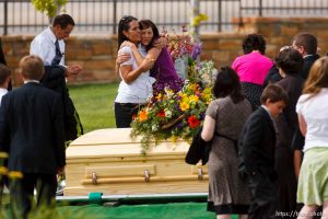 Blanding - Hundreds turned out to the LDS Stake Center in Blanding Tuesday, June 16, 2009 to pay their respects at the funeral of physician James Redd, who took his own life after being charged with a felony count of trafficking in archaeological artifacts protected by federal law.