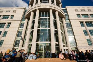 Salt Lake City - A hearing held at the Matheson Courthouse Wednesday, July 29, 2009 to decide on the sale of the Berry Knoll property in the United Effort Plan (UEP) land trust.