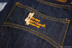 Hildale -, Wednesday August 12, 2009. Mirinda Barlow in her shop where she sells jeans under the label 