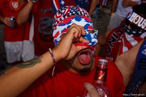 Sandy - USA vs. El Salvador FIFA World Cup Qualifier Soccer Saturday, September 5 2009 at Rio Tinto Stadium.  American Outlaws pre-game tailgate