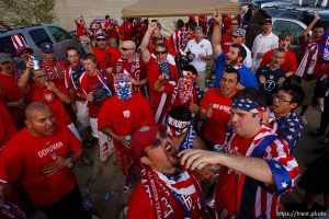 Sandy - USA vs. El Salvador FIFA World Cup Qualifier Soccer Saturday, September 5 2009 at Rio Tinto Stadium.  American Outlaws pre-game tailgate