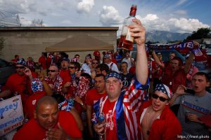 Sandy - USA vs. El Salvador FIFA World Cup Qualifier Soccer Saturday, September 5 2009 at Rio Tinto Stadium.  American Outlaws pre-game tailgate