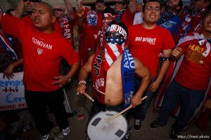 Sandy - USA vs. El Salvador FIFA World Cup Qualifier Soccer Saturday, September 5 2009 at Rio Tinto Stadium.  American Outlaws pre-game tailgate