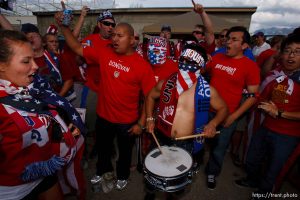 Sandy - USA vs. El Salvador FIFA World Cup Qualifier Soccer Saturday, September 5 2009 at Rio Tinto Stadium.  American Outlaws pre-game tailgate