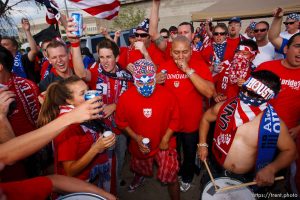 Sandy - USA vs. El Salvador FIFA World Cup Qualifier Soccer Saturday, September 5 2009 at Rio Tinto Stadium.  American Outlaws pre-game tailgate