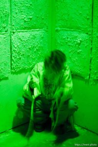 Abby Hone Nightmare Mansion is a brand new haunted house owned by the Castle of Chaos. Nightmare Mansion is home to four levels of fear, each progressively scarier than the last. The first show, Nightmare in 3D, consists of 3D art painted by nationally renowned artist, Stuart Smith. 3D glasses will be provided, this is the only Smith show in Utah. If you dare to go further, the next show takes you deeper into the nightmare and into the basement mortuary, for the Haunted Mansion. The third show, Taken Asylum is a little twisted, the patients are taking over the mental hospital. The last show, The Dungeon is just downright brutal, envision a prison housing only the worst criminal offenders. Saturday, October 3 2009 in Taylorsville.