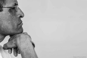 Draper - Marco Herrera, 54, a former West High School counselor who had a sexual affair with a 14-year-old female student, at his parole hearing Thursday, March 11, 2010. Herrera took a plea deal and is serving three consecutive 1-to-15-year terms.