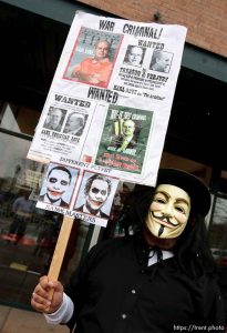 Trent Nelson  |  The Salt Lake Tribune Provo - Karl Rove signs copies of his new book at Border's, Wednesday, April 28, 2010.