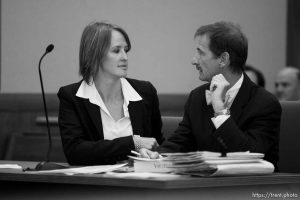 Trent Nelson  |  The Salt Lake Tribune Warren Jeffs, leader of the FLDS Church, appeared before Judge Terry Christiansen in Third District Court  Tuesday, September 7, 2010 in West Jordan, Utah. tara isaacson, walter bugden