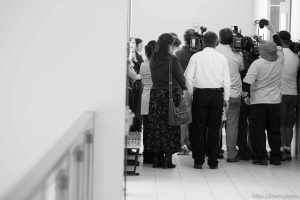 Trent Nelson  |  The Salt Lake Tribune Warren Jeffs, leader of the FLDS Church, appeared before Judge Terry Christiansen in Third District Court  Tuesday, September 7, 2010 in West Jordan, Utah.
