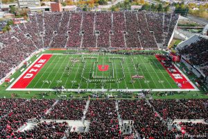 Trent Nelson  |  The Salt Lake Tribune utah marching band, Utah vs. TCU college football, Saturday, November 6, 2010. TCU won 47-7.