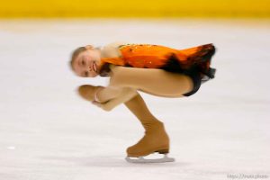Trent Nelson  |  The Salt Lake Tribune
Elissa Fairbanks competes at the 2011 U.S. Junior Figure Skating Championships in Salt Lake City Thursday, December 16, 2010.