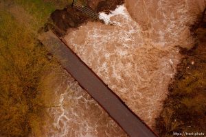 Trent Nelson  |  The Salt Lake Tribune A compromised bridge near the D.I. Ranch outside of St. George, Wednesday, December 22, 2010.