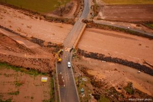 Trent Nelson  |  The Salt Lake TribuneAerial views of flooding in St. George, Wednesday, December 22, 2010. Santa Clara River through Santa Clara.
