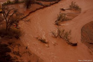 Trent Nelson  |  The Salt Lake TribuneAlong the Santa Clara River. Aerial views of flooding in St. George and Santa Clara, Wednesday, December 22, 2010.