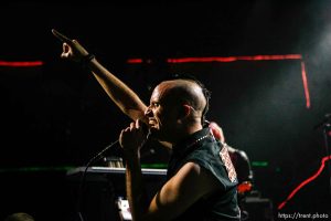 Tyler Glenn, Neon Trees at In The Venue in Salt Lake City, Utah, Friday, April 8, 2011.
