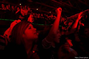 Trent Nelson  |  The Salt Lake Tribune fans, My Chemical Romance at In The Venue in Salt Lake City, Utah, Friday, April 8, 2011.