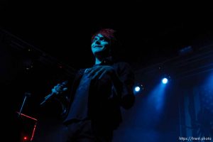 Trent Nelson  |  The Salt Lake Tribune Gerard Way, My Chemical Romance at In The Venue in Salt Lake City, Utah, Friday, April 8, 2011.