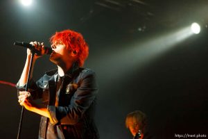 Trent Nelson  |  The Salt Lake Tribune Gerard Way, My Chemical Romance at In The Venue in Salt Lake City, Utah, Friday, April 8, 2011.