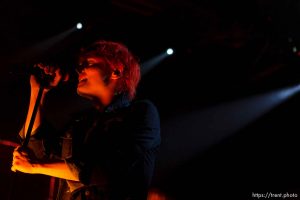 Trent Nelson  |  The Salt Lake Tribune Gerard Way, My Chemical Romance at In The Venue in Salt Lake City, Utah, Friday, April 8, 2011.