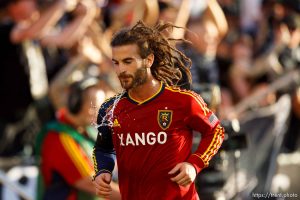 Trent Nelson  |  The Salt Lake Tribune Kyle Beckerman as Real Salt Lake hosts the L.A. Galaxy, MLS Soccer at Rio Tinto Stadium Wednesday, June 20, 2012 in Salt Lake City, Utah.