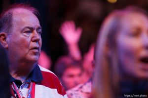 Trent Nelson  |  The Salt Lake Tribune delegates, the first day of the Republican National Convention in Tampa, Florida, Tuesday, August 28, 2012.
