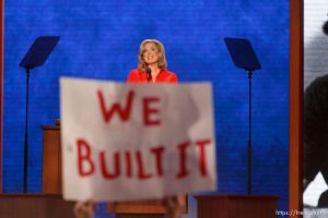 Trent Nelson  |  The Salt Lake Tribune Ann Romney speaks on the first day of the Republican National Convention in Tampa, Florida, Tuesday, August 28, 2012.