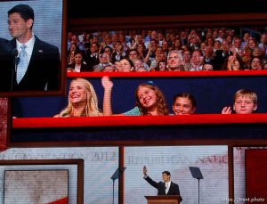 Trent Nelson  |  The Salt Lake Tribune Paul Ryan, the nominee for Vice President, speaks at the Republican National Convention in Tampa, Florida, Wednesday, August 29, 2012.