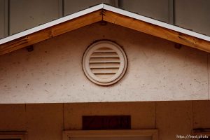 Zion sign over door, Friday November 30, 2012.