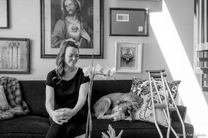 Trent Nelson  |  The Salt Lake Tribune
Nikki Breedlove in Salt Lake City, Tuesday May 14, 2013. Breedlove, a stylist from Landis Lifestyle Salon, was hit by a car while crossing the street in New York City in February. She sustained severe brain trauma and broken bones, and sometime soon she will have a large portion of her skull replaced with titanium.