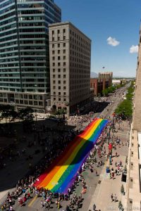 Trent Nelson  |  The Salt Lake Tribune Pride parade, Sunday June 8, 2014.