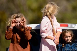 Trent Nelson  |  The Salt Lake Tribune
girls in back of truck in Hildale, Thursday September 25, 2014.