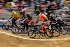 Trent Nelson  |  The Salt Lake Tribune Riders at the U.S. BMX National Series at Rad Canyon BMX in South Jordan, Saturday June 13, 2015.