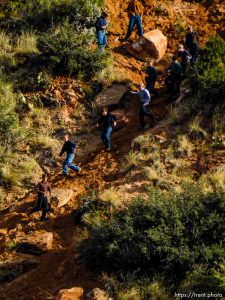 Trent Nelson  |  The Salt Lake Tribune boys above the hildale clinic , Wednesday September 16, 2015.