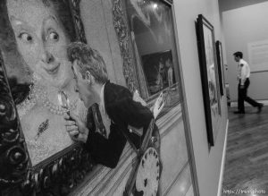 Trent Nelson  |  The Salt Lake Tribune The subject in Norman Rockwell's 1955 piece 