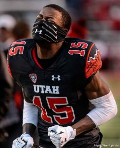 Trent Nelson  |  The Salt Lake Tribune Utah Utes defensive back Dominique Hatfield (15) reacts to the loss as the University of Utah falls to UCLA 17-9, NCAA football at Rice-Eccles Stadium in Salt Lake City, Saturday November 21, 2015.