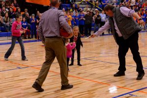 Trent Nelson  |  The Salt Lake Tribune  Water Canyon School is scheduled to play its first high school basketball game in a gym that used to be the FLDS bishop's storehouse Hildale  , Wednesday December 2, 2015. willie jessop