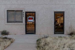 Trent Nelson  |  The Salt Lake Tribune Commercial property for sale by UEP, in Hildale, Wednesday December 2, 2015.