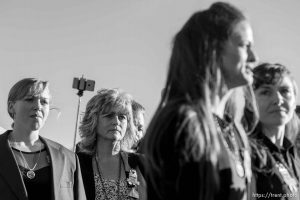 Trent Nelson  |  The Salt Lake Tribune
Thara Tenney and Belle Collier, daughters of Robert 