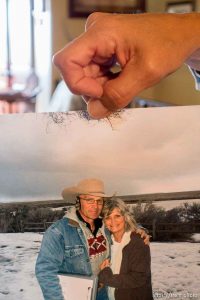 Trent Nelson  |  The Salt Lake Tribune Jeanette Finicum's favorite photo of her and her late husband LaVoy Finicum, Cane Beds, Saturday May 21, 2016.