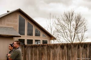 Trent Nelson  |  The Salt Lake Tribune Shawn and Alexandra Stubbs at a Hildale home owned by the United Effort Plan trust that they hope to move into, Saturday February 11, 2017.