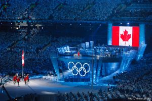 Trent Nelson  |  The Salt Lake Tribune
Opening Ceremony of the XXI Olympic Winter Games at BC Place in Vancouver, Friday, February 12, 2010.