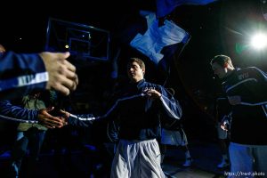 Trent Nelson  |  The Salt Lake Tribune
BYU's Jimmer Fredette, at BYU vs. Utah, college basketball in Provo, Utah, Saturday, February 12, 2011.